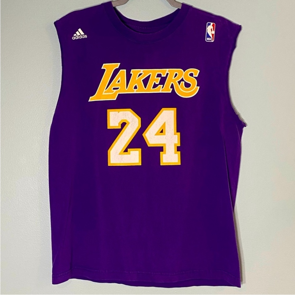 Adidas Lakers Kobe Bryant Sleeveless T-shirt. Mens SZ Medium
